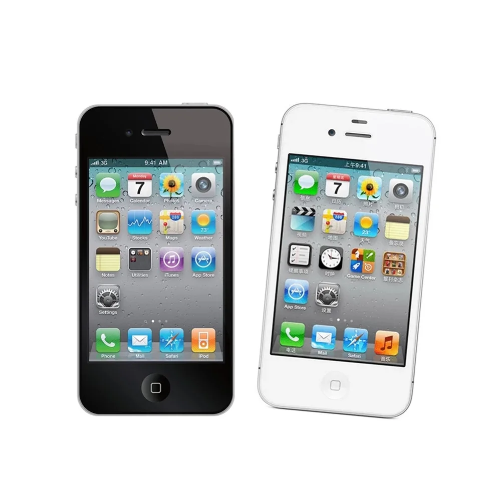 

Original Refurbished mobile phones Used smart phone 8G 16G 32G for iphone4 for iphone 4s unlocked