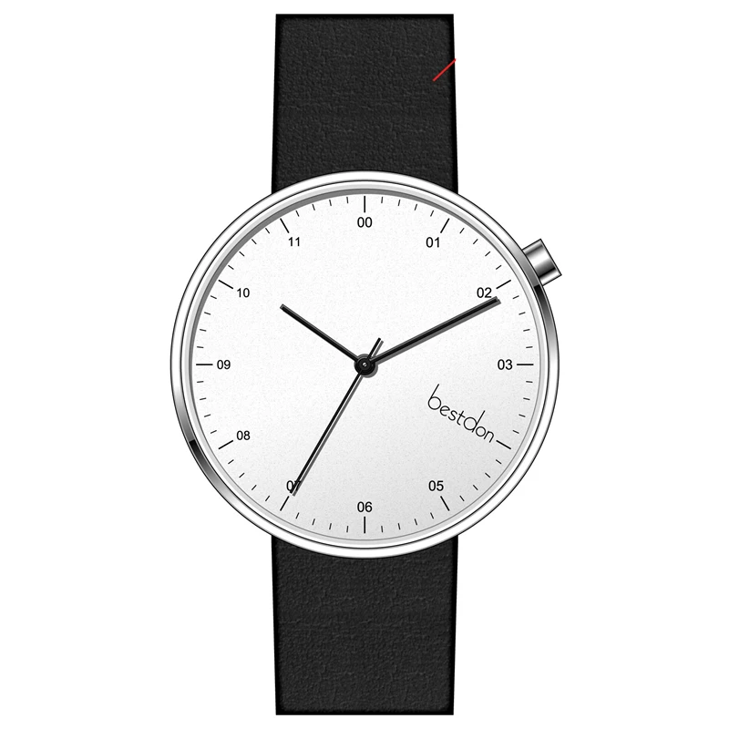 

High Quality leather Waterproof latest men's business watches 2021 quartz