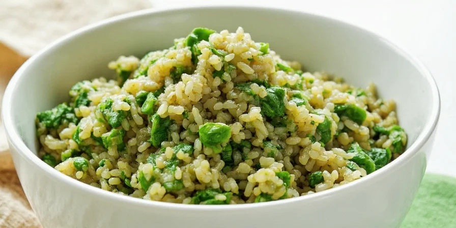 Boring spinach rice vs spiced up version