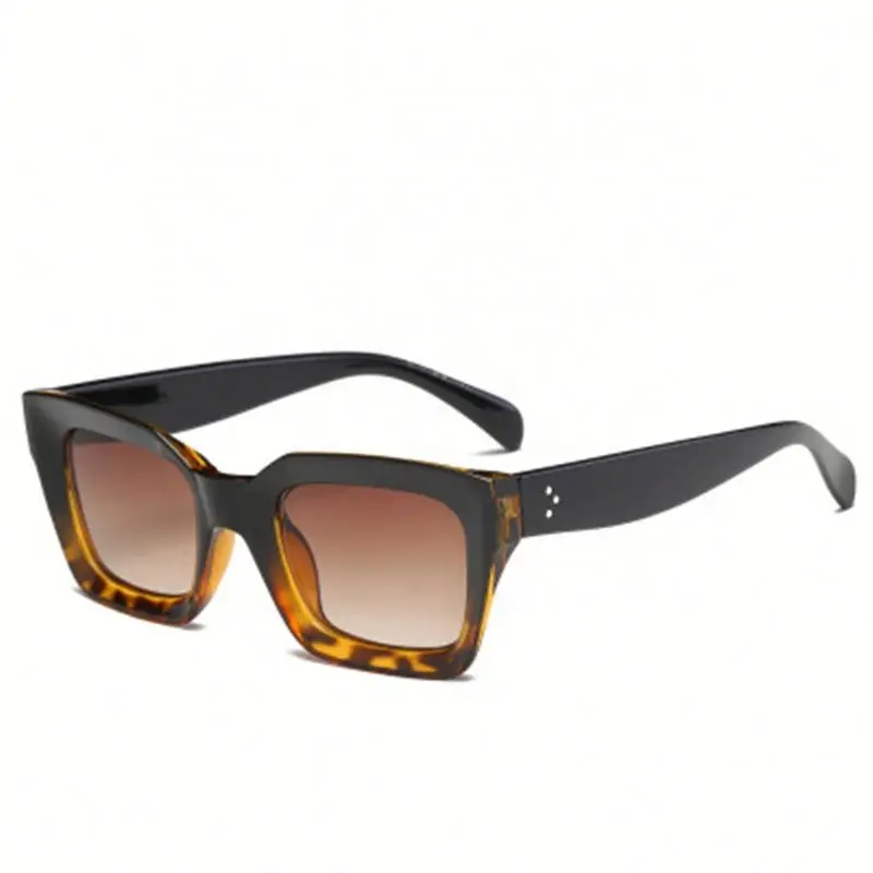 

Jhsport Clear Brown Oversized Square Fashion Women Sunglasses, 5 colors