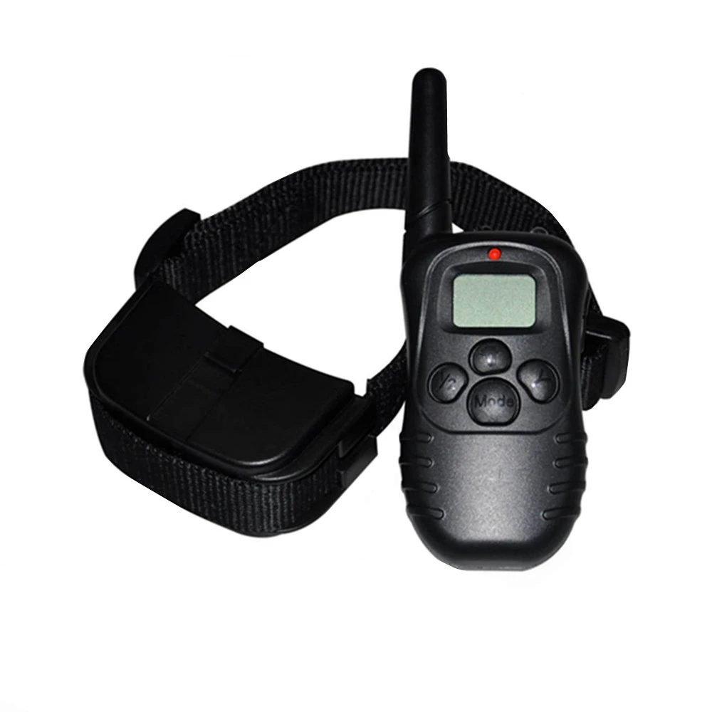 

Remote Dog Training Device - 330 Yards Warning Tone Shock Stimulus with LCD Display Wireless Dog Training Collar