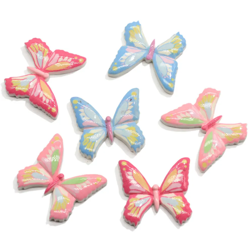 

Kawaii Unicorn Butterfly Flatback Resin Charms Colorful Animal Cabochon for DIY Craft Fairy Garden Toys Home Decoration