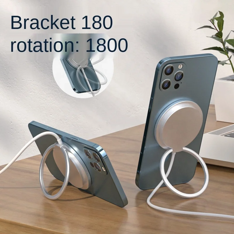 

Suitable for ApplemagsafeWireless Chargeri phone12Magnetic attraction15wSuction cup fast charging mobile phone bracket