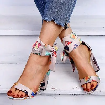 

New style single shoes women comfortable leak-toe strap pattern women's sandals stiletto high heel sandals