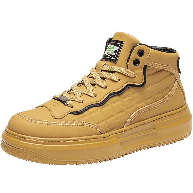 

Dropshipping Custom Logo High Top Mens Casual Shoes Fall New Rubber Sole Designer Sneakers for Men