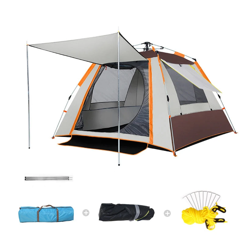 

Automatic Folding Tent POP UP 3-4 Persons Outdoor Waterproof Buy Camping Tents 2-4 Person With Storage Bag For Sale