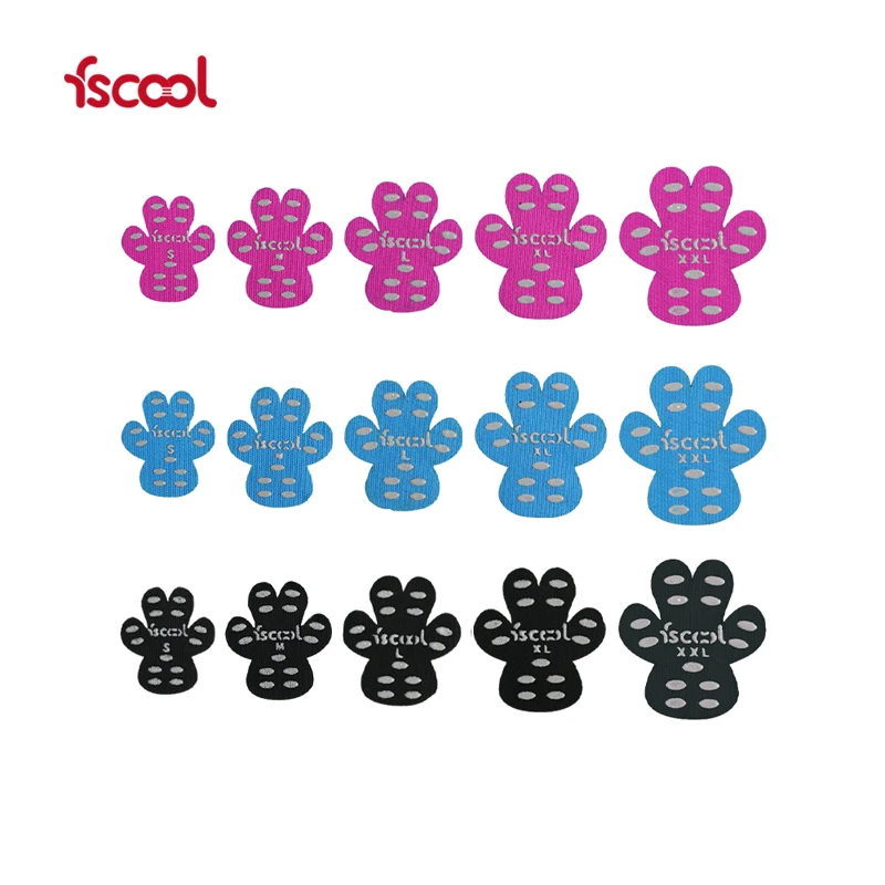 

New Design Product Adhesive Pet Dog Paw Protector Stick Pad, Dog Foot Soles, Blue/pink/black