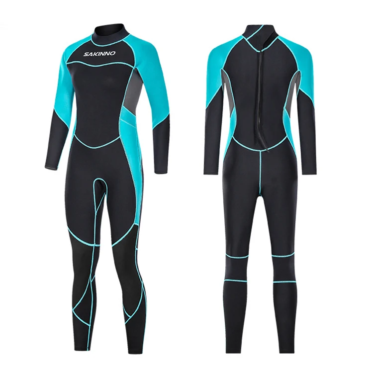 

2021 Hot Sale Wet Suits 3MM Full Sleeve Scuba Dive Suit Womens Wetsuits Surfing Neoprene