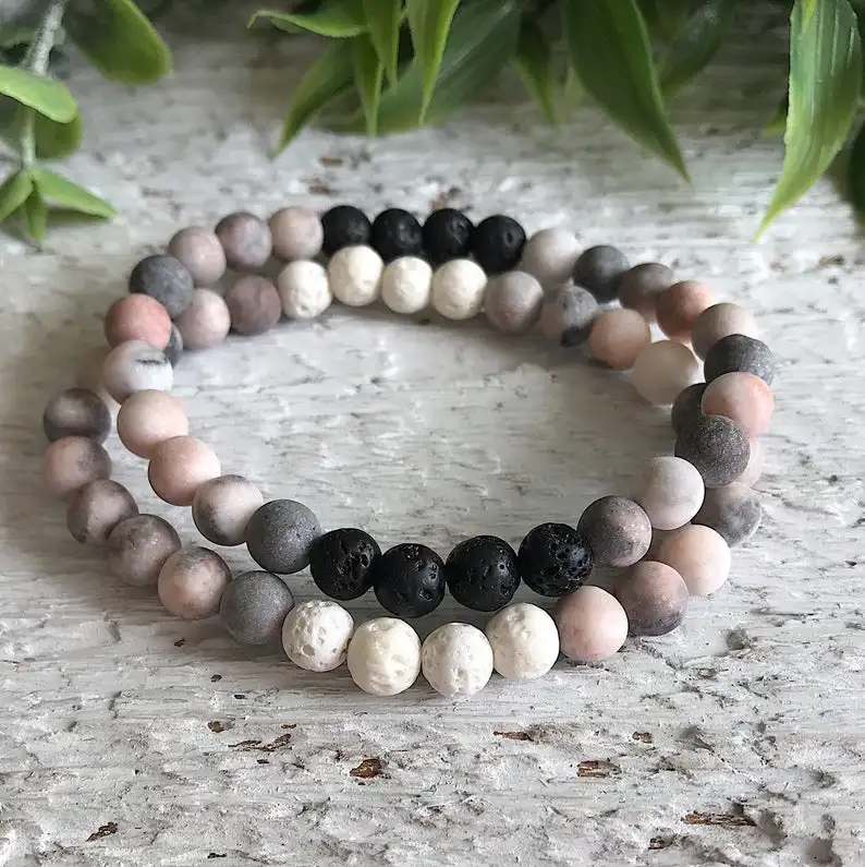 

diffuse jewelry,Natural gemstone stretch bead bracelet, Lava rock essential oil diffuser bracelet