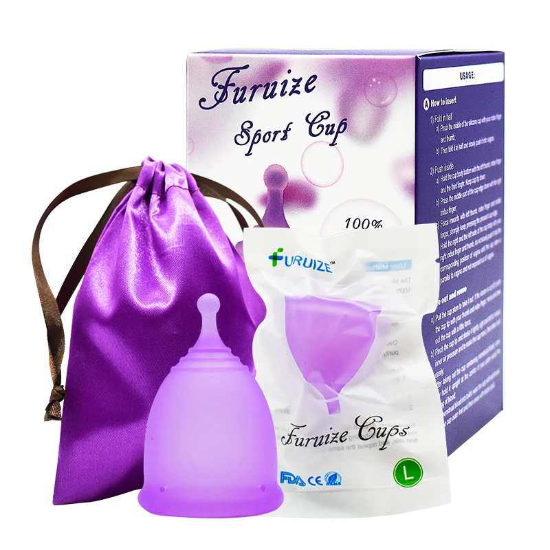 

Furuize 11 colors menstural cup ISO13485 approved 100% medical grade copa menstrual, Pantone color