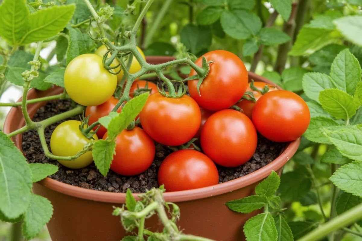 how big a pot for a tomato plant