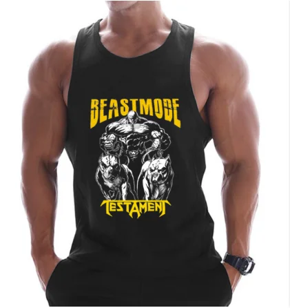 

Men's gym clothing cotton bodybuilding Tank Top Muscle man ropa hombre singlet breathable mens sleeveless sleeve tank tops, Customized color