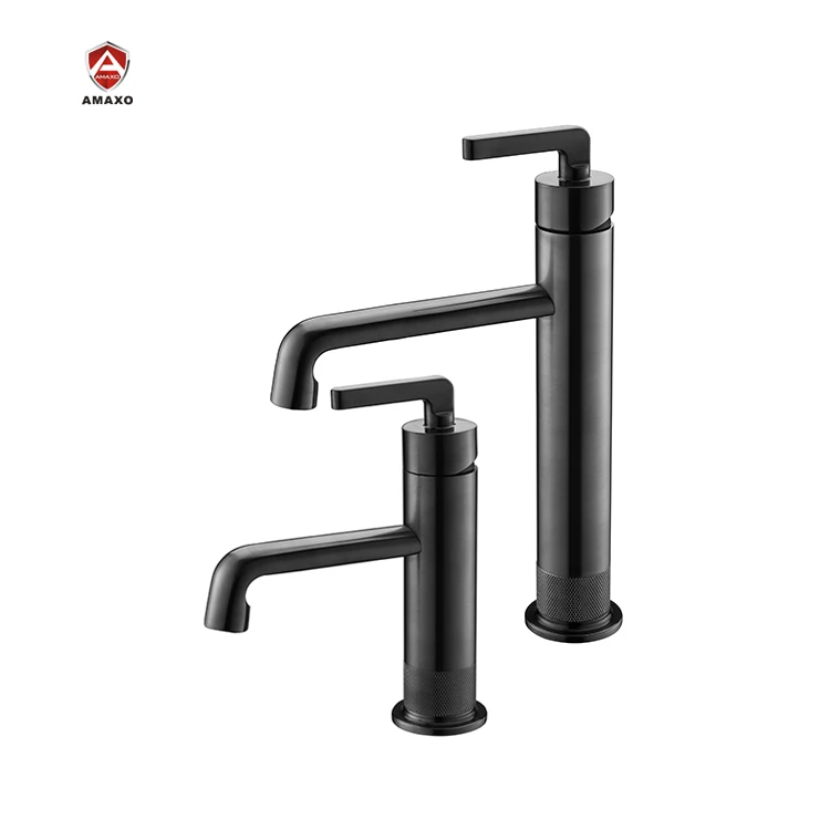 

Brush gun black cUPC UPC Sanitary Wares Chrome Surface Single Hole Handle Bathroom Face Basin Sink Water Brass Body Faucet Tap T