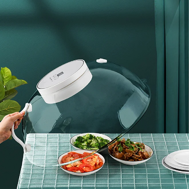 

Kitchen Storage Food Warmer Dish Cover Dining Table Plastic Container Insulated Microwave Food Cover