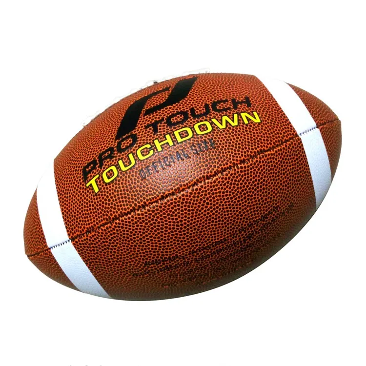 

American Football training machine sewed and worn green PVC1 American football, Customize color