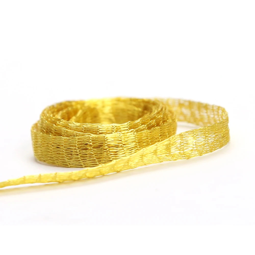 

2021 XuQian 6mmx1m Golden Copper Mesh Wire Copper Jewelry Making Wire, Colors customized