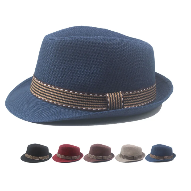 

Wholesale Spring and Summer Kids Children Panama beach Fedora Sun Hat