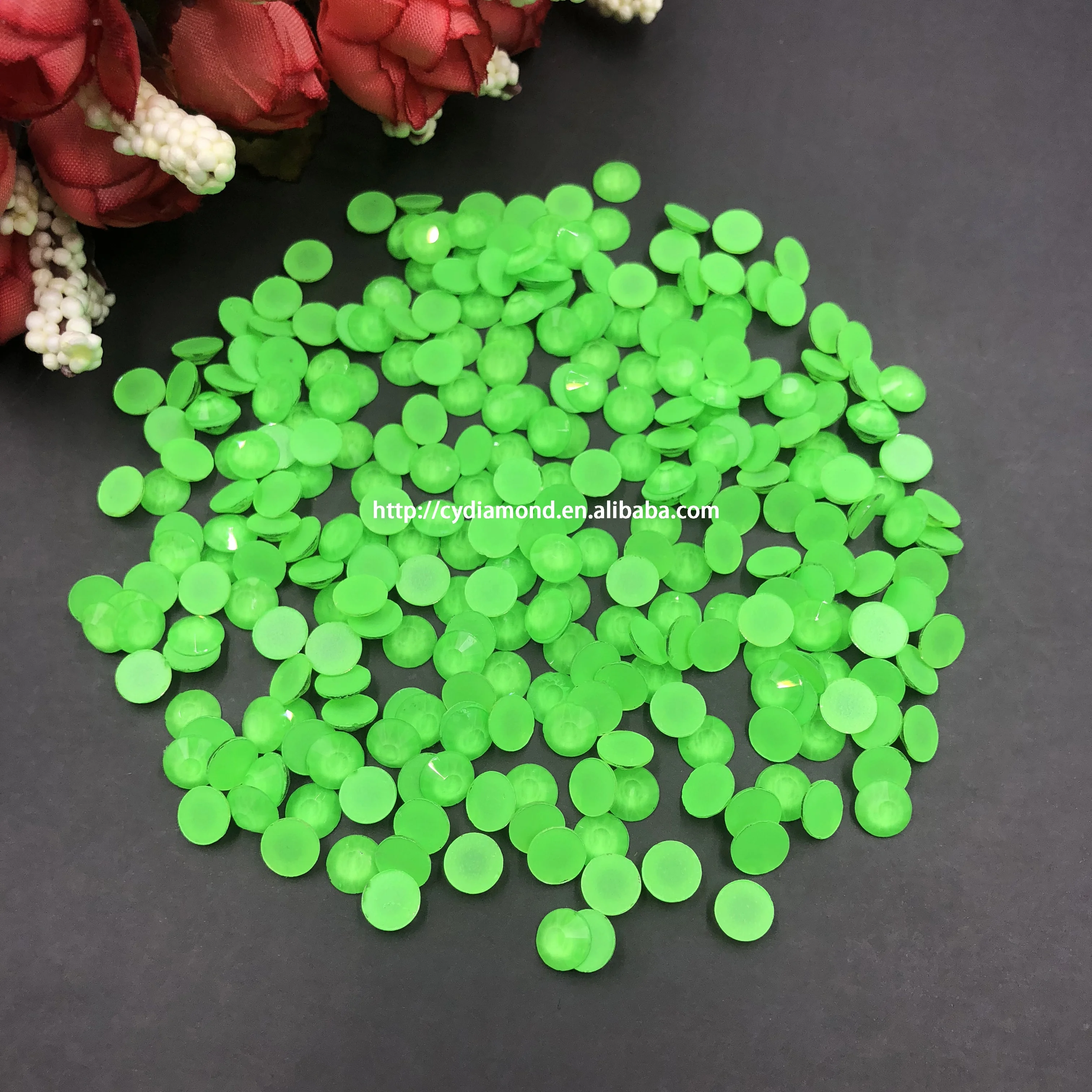 

Nail Art Crystal Hot Bling Multi Color Rhinestone Applicator For Nails Green Neon Rhinestone
