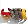 Korean colorful Solid Knotted Handmade Straw Headband Turban for Women Girls Hoop grass weaving Hairbands Hair Accessories