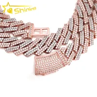 

13MM 20inch BA Young Dolph Cubic Zircon Hip Hop Cuban Link Chain Necklace