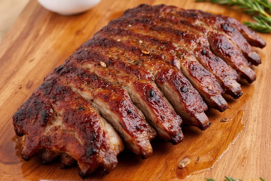 Smoked Spare Ribs on Grill