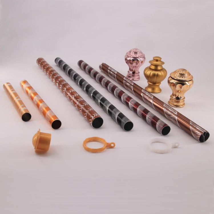 

Aluminum Alloy Curtain Rod Curtain Accessories Amazon Curtain Poles, Customizable