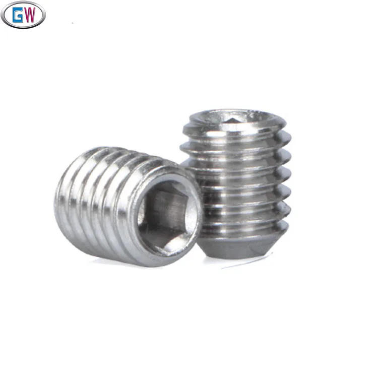 
Stainless Steel 304/316 Socket Cup point Set Screws 