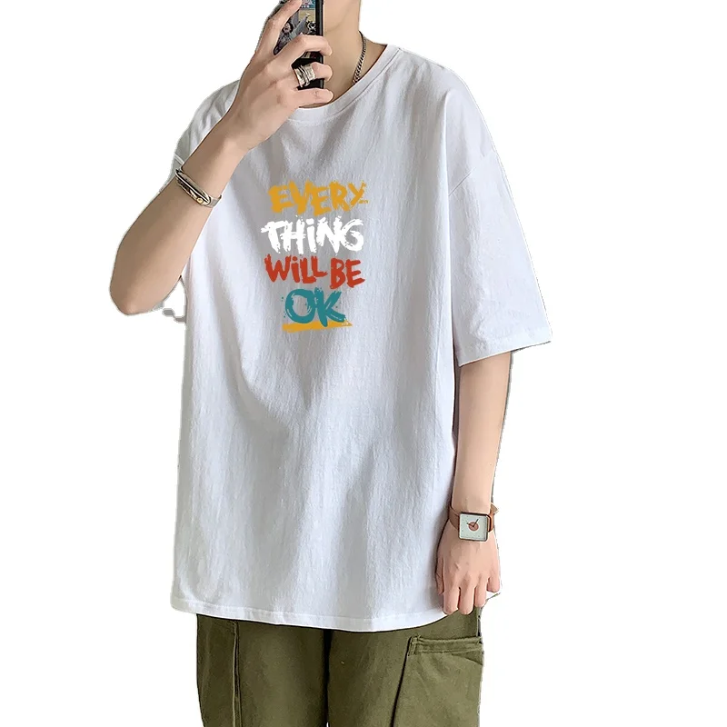 

wholesale clothing manufactuers solid color knitted cotton logo bulk plus size t-shirts