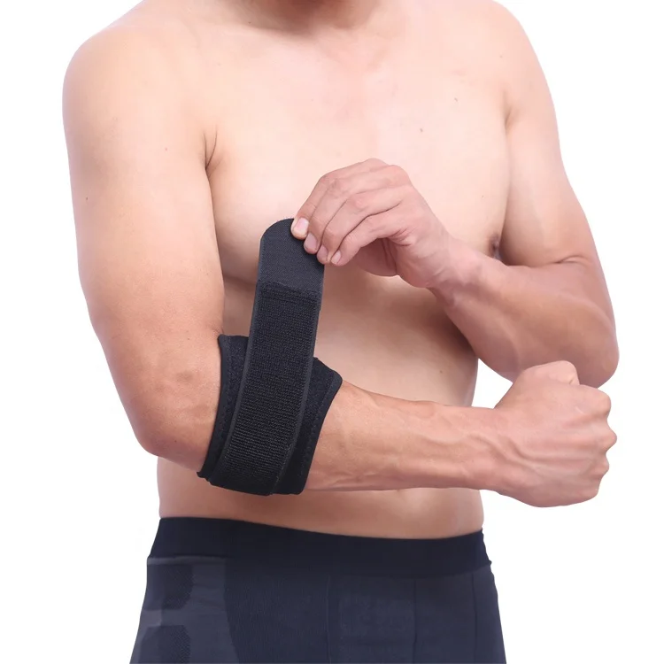 

Tennis And Tendonitis Elbow Brace Strap Adjustable Elbow Sleeve, Black