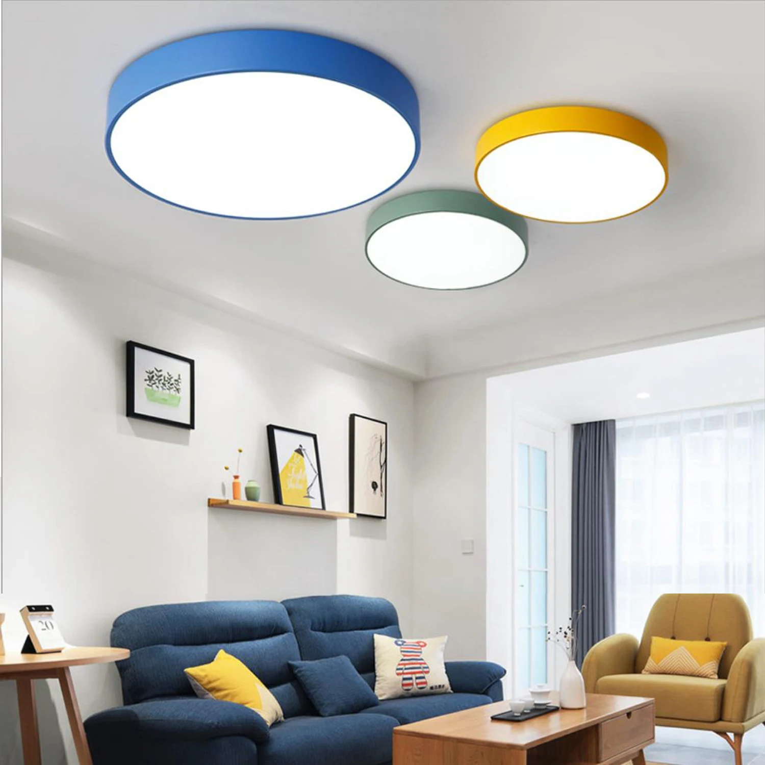 

Modern Design Macaron LED Ceiling Light Custom Power Wholesale Price Lightings