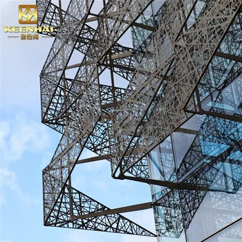 Laser Cutting Aluminium Decorative Exterior Metal Wall Panels For