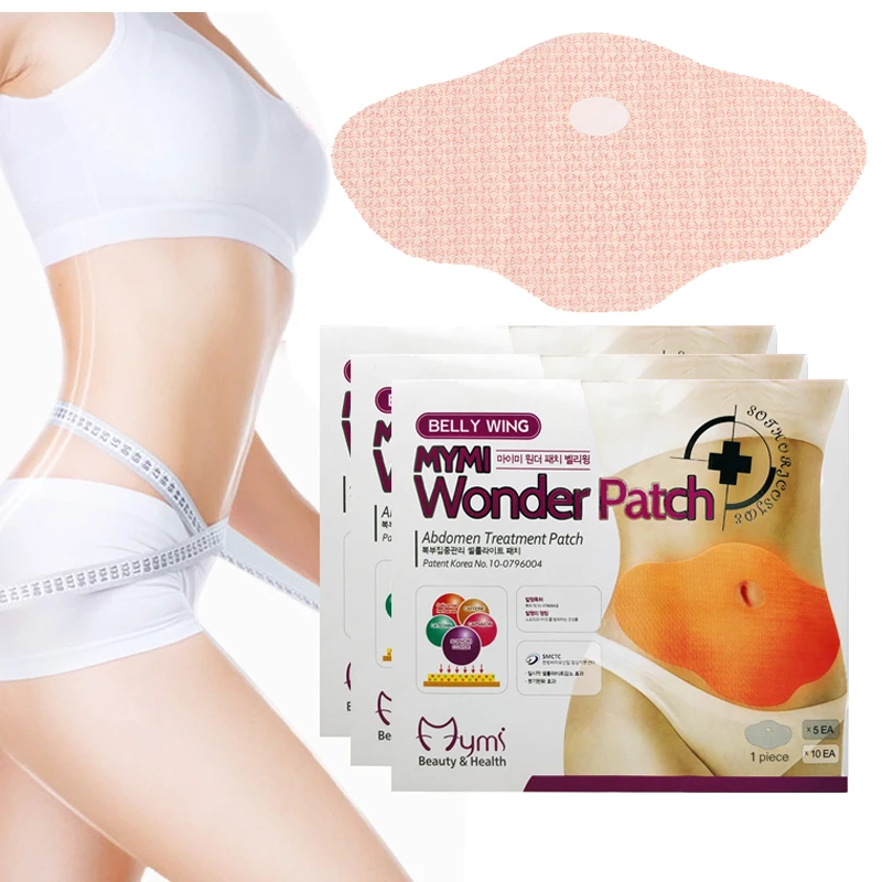 

5pcs /set Hot Wonder Detox Slimming Belly Patch Fat Burning Anti Cellulite Weight Loss,Health Product For Slimness Body