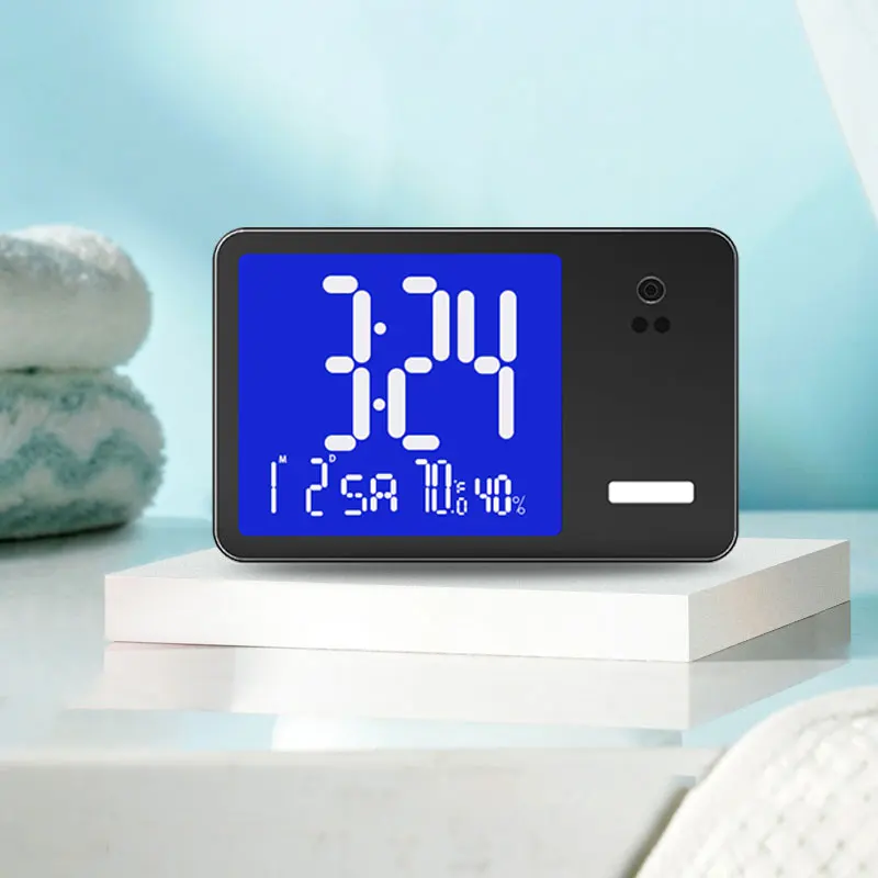 

High Quality Radio Controlled Minimal Black Clock Wall, Black,white,custom