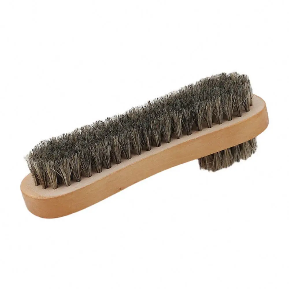 

Double sided shoe brush shoe oil soft hair cleaning sponge brush board brush