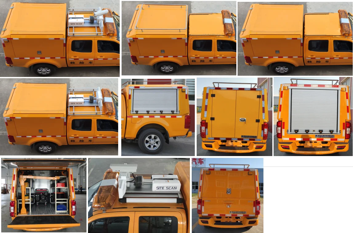 emergency rescue truck gasoline 4x2 flood fighting pickup