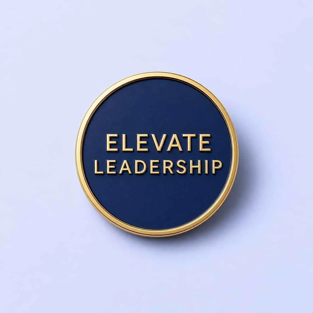 Minimalist Navy Gold Pin