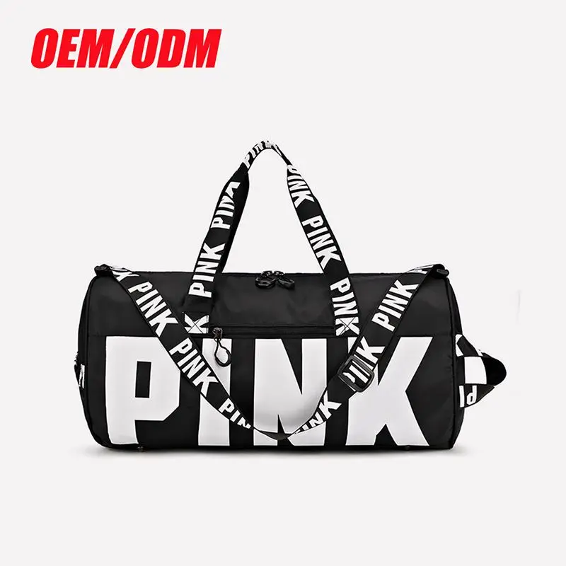 

New Design navy blue pink duffle bag Wholesale from China, Black