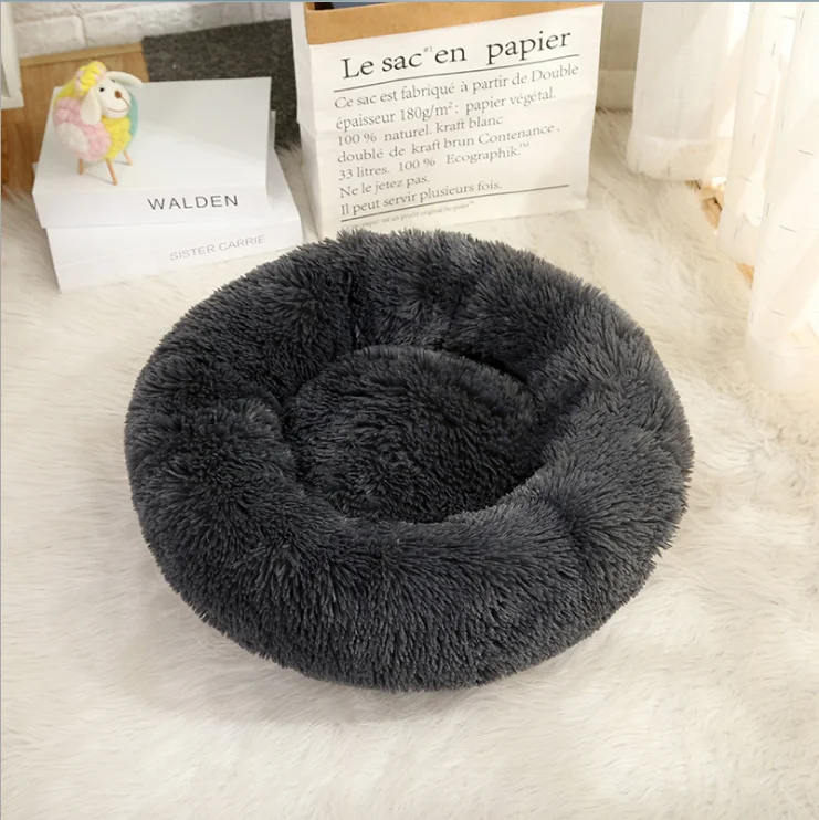 

Comfy Calming Pet Beds luxury Dog Puppy Labrador Cat Marshmallow Bed Washable pet plush bed, Customized color