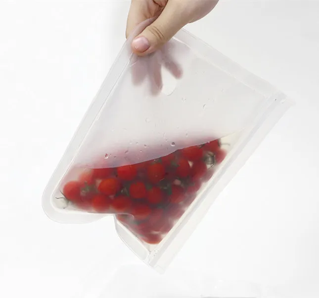 

BPA Free Eco-friendly Reusable Silicone Preservation Fruits Vegetables Food Storage Bag