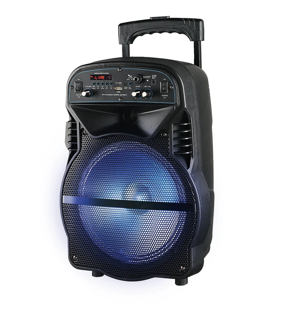 

China Factory Multifunction Karaoke Speaker Avcrown Private Model CH-1012 10 INCH Portable Trolley Speaker With Wireless mic