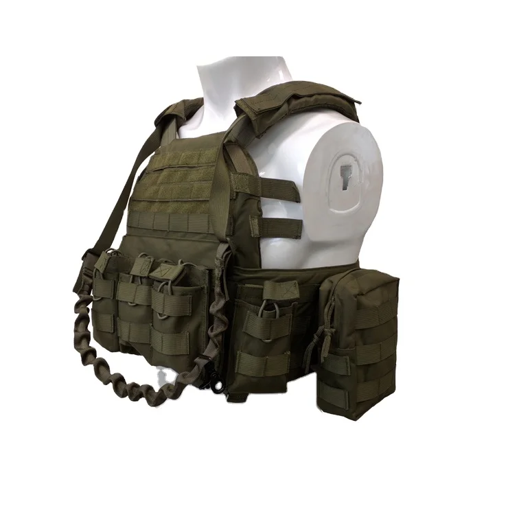 

Military Tactical Vest Combat Plate Carrier in stock, Customized color