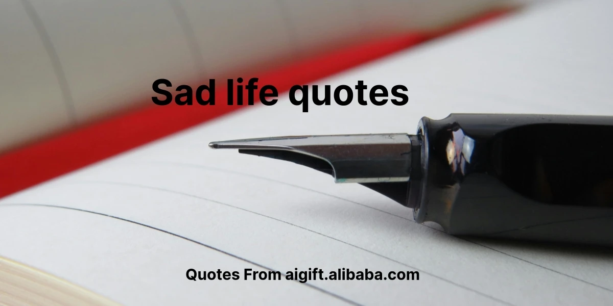 sad life quotes