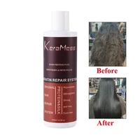 

OEM No Smoke Brazilian Keratin Hair Treatment Strong Curly Hair Straightening Creams Pure Keratin