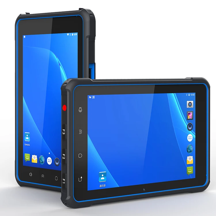 

8.0 inch screen display rugged IP67 Android 10.0 system 4G Tablet with barcode scanner and RFID scanner