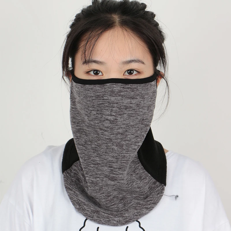 hanging ears breathable mask outdoor sunscreen collar men and women riding bib bike riding face mask warmth and windshield mask
