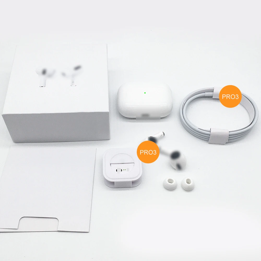 

Top Quality Air Tws Pro 3 Tws  Clone Headset Wireless Earbuds Stereo Headset Mic CVC8.0 Noise Cancelling Earphones