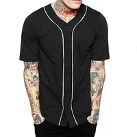 

blank black quick dry baseball jersey uniform