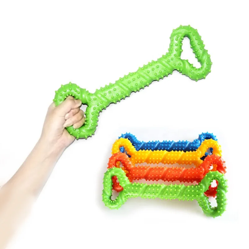 

Large Pull Ring Bone Dog Toy Pet Molar Stick