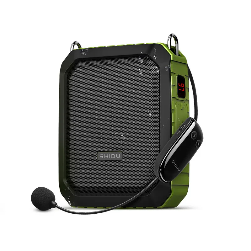 

SHIDU M800 18W Portable PA Speaker Rechargeable Headset Wireless Microphone Waterproof Voice Amplifier for Teacher Public Speech