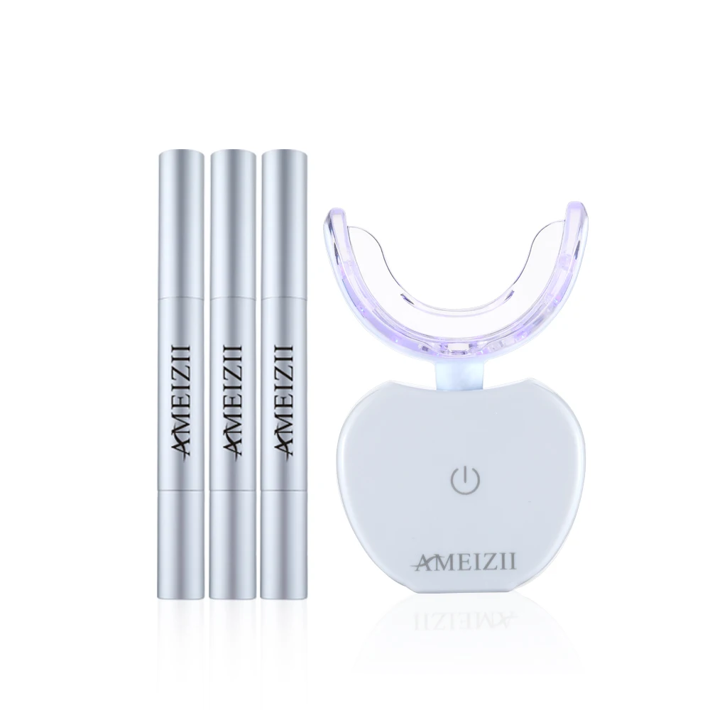 

OEM Wireless Teeth Whitening Kit Portable Home Removable Dental Tray Lamp Blanqueamiento Dental Bleaching Gel Set Tooth Whitener
